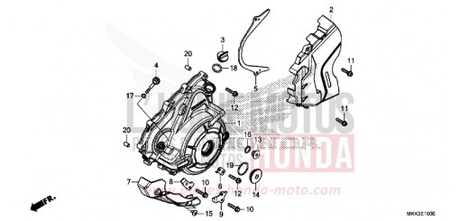 GENERATOR COVER CRF1000DJ de 2018